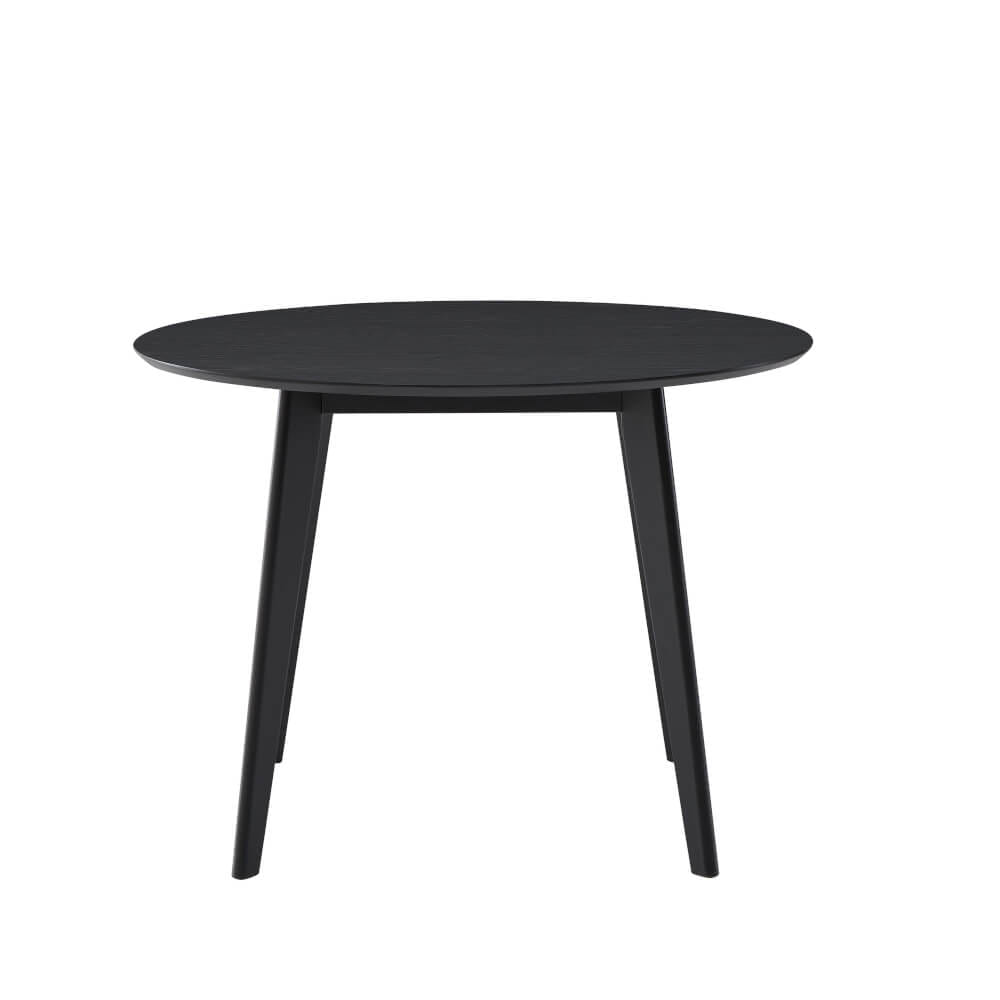 โต๊ะอาหารกลม EVERGREEN FURNITURE T-105  105 X 105 X 74  สีดำ_0